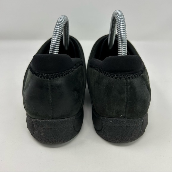 Dansko Kelsey Black Dark Green Suede Professional Clogs Size 39 - Picture 12 of 15